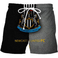 Newcastle United F.C. Quick Dry beach shorts mens fashion printed Boardshorts sports swimming shorts loose plus size five-point pants 14