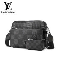 [มี] TOP.1LV กระเป๋าสะพายข้างคลาสสิกของผู้ชายคุณภาพสูงของแท้100% กระเป๋าสะพายข้างลำลองธุรกิจกระเป๋าสะพายไหล่