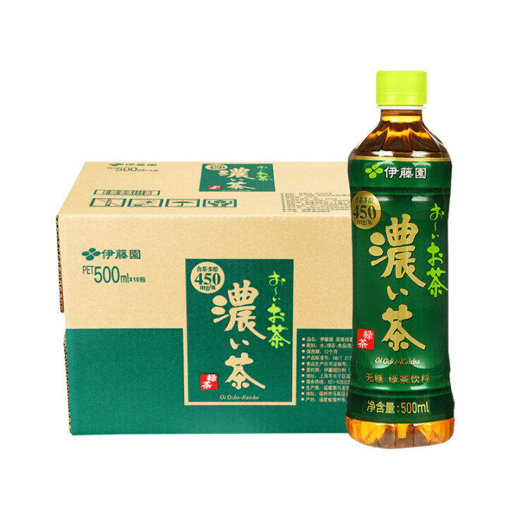 ITO EN tea drink strong green tea 500ml*15 bottles of sugarfree