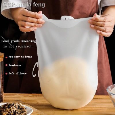 ✖Lin Jia Feng ถุงนวดแป้งอาหารเกรดแป้งถุงซิลิโคนอบทำอาหารเครื่องมือขนมอบพิซซ่า