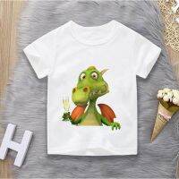 Kids Shirts T-Shirt for Childrens Children Girls Boys a Boy Shirt Child Kids Dinosaur Kid Cotton Cartoon Tops Clothing Clothes