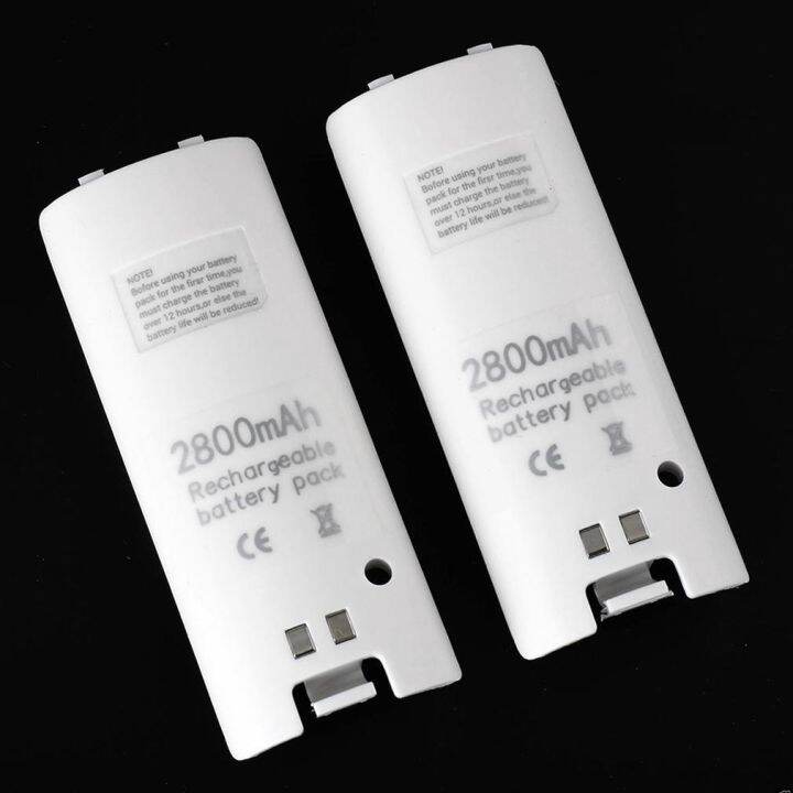 แบตเตอรี่แบบชาร์จไฟ-2x2800-mah-dual-อุปกรณ์ชาร์จสําหรับ-wii-remote-control