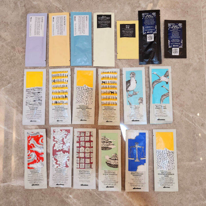 Davines *12ml* Shampoo & Conditioner /Energizing /Nourishing /Renewing