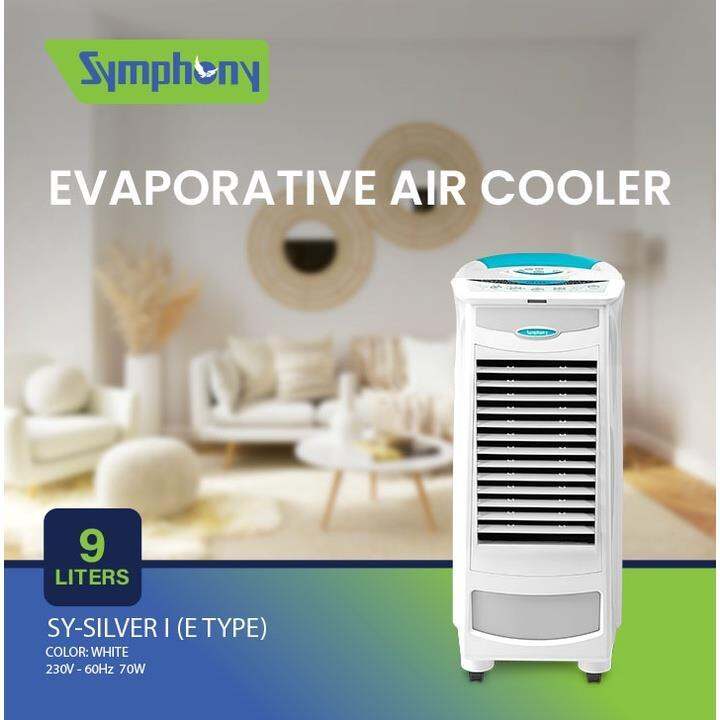 【COD】 Symphony SilverE 9L Evaporative Air Cooler SYSilver I (E Type) Lazada PH