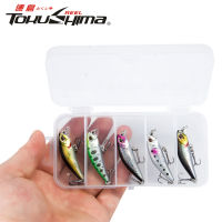 5PCS 3.5G/4.5ซม.เหยื่อล่อปลา5สีเหยื่อตกปลา3D ตา Sinking Minnow 2ตะขอสามชั้นโลหะ Minnow ความลึกทั้งหมดเหยื่อแบบแกว่งฉวัดเฉวียน Lure ตกปลาคู่แหวนล่อสำหรับการตกปลาอุปกรณ์ตกปลา