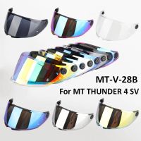 กระบังหมวกนิรภัย MT กันแดดสำหรับ THUNDER 4 SV,ที่บังแดดสำหรับมอเตอร์ไซค์กันแสง Uv เปลี่ยน MT-V-28B เลนส์พิเศษ