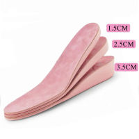 เพิ่มความสูง Insoles ผู้หญิงที่มองไม่เห็นเพิ่มความสูงยก1.5-3.5เซนติเมตรพื้นรองเท้า U Nisex กีฬาแต่เพียงผู้เดียวแทรกสูงรองเท้า Pad เบาะ