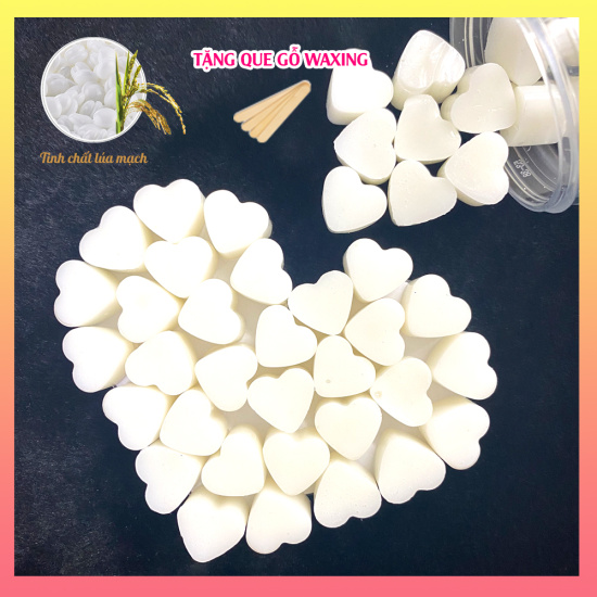 Sáp wax lông wax bean hình trái tim siêu đáng yêu - 100g - wax tẩy lông - ảnh sản phẩm 2