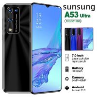 Sunsung original A53 super full screen 7 นิ้วราคาถูก original 64GB 128GB 256GB 512GB ราคาถูก big ram clean warehouse COD โทรศัพท์ราคาถูก 32 + 48MP HD กล้องสมาร์ทโฟน android 4G 5G dual sim dual standby ใหม่ที่ถูกที่สุด