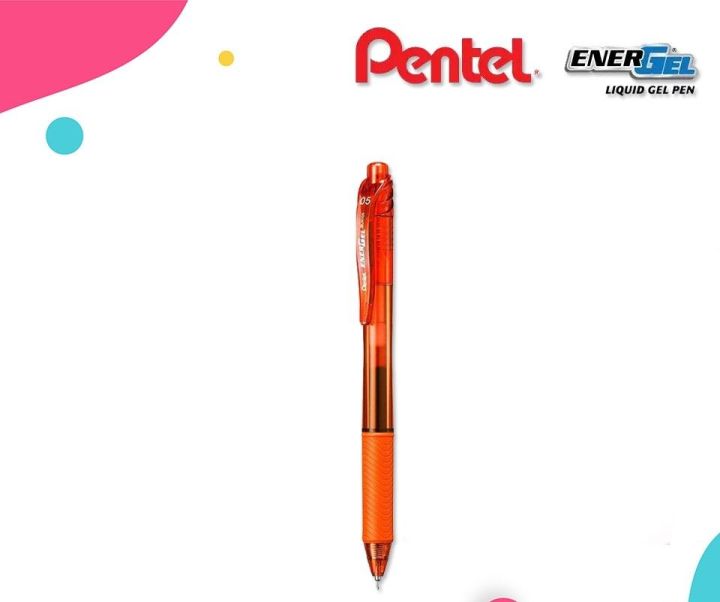 ปากกา-pentel-energel-x-รุ่น-bln105-amp-bl107-สีหมึกหลากสีตามสีด้าม-1-ด้าม