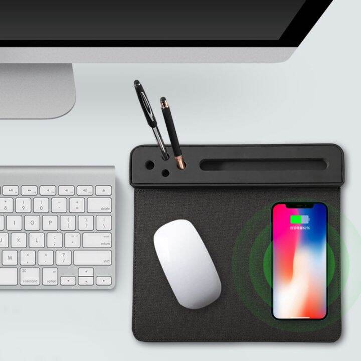 cellphones-stand-mouse-desk-pad-wireless-charging-pad-pu-mousepads-mats