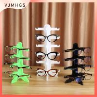 VJMHGS สีสันสดใส ที่เก็บของภายในบ้าน ชั้นวางของประหยัดพื้นที่ กรอบนิทรรศการ แว่นตาแสดงยืน ที่วางแว่นตา ชั้นเก็บแว่นตากันแดด