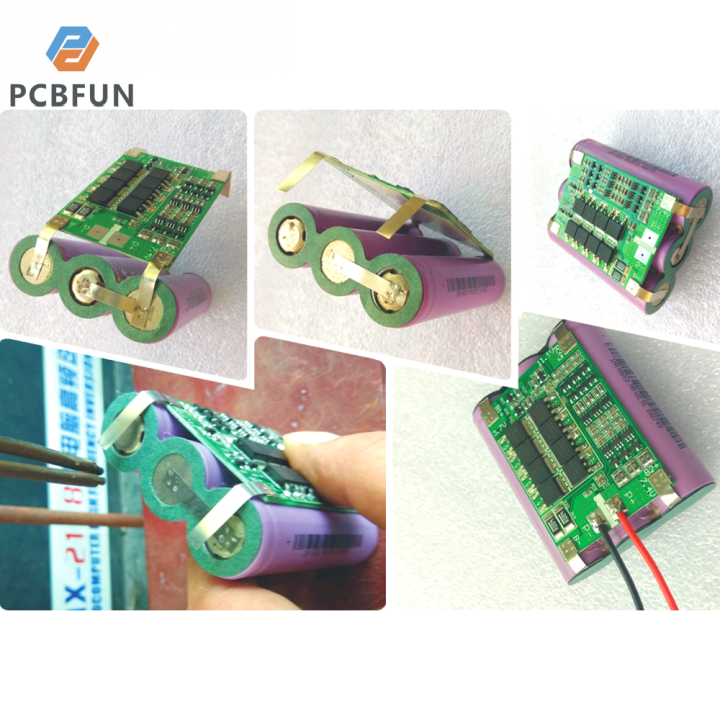 pcbfun-เครื่องชาร์จแบตเตอรี่ลิเธียมแบตเตอรี่3s-12v-40a-แผ่นป้องกันแผ่นป้องกันแผงระบบจัดการแบตเตอรีแผ่นปริ้นท์พร้อมระบบชาร์จที่สมดุล