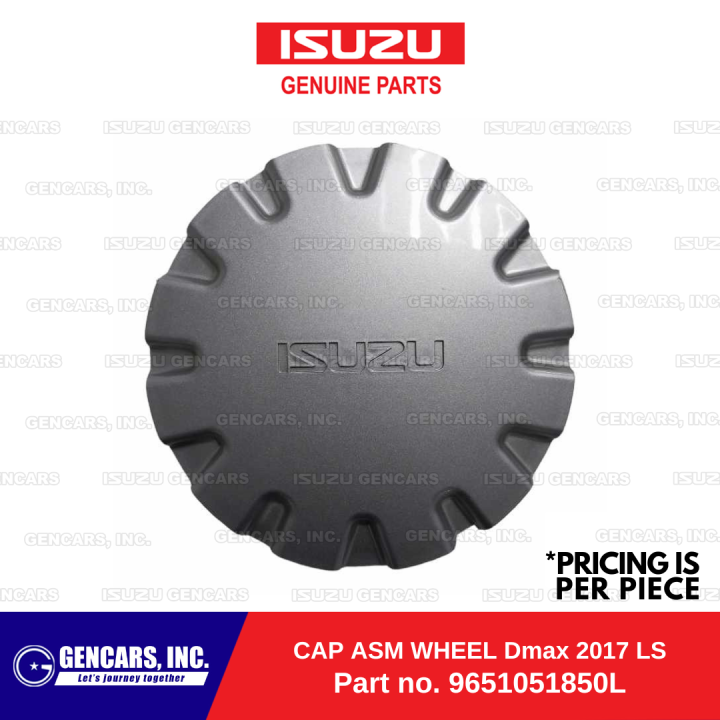 Isuzu Center Cap Wheel for Dmax LS 2017 RT85 (9651051850L) (Genuine