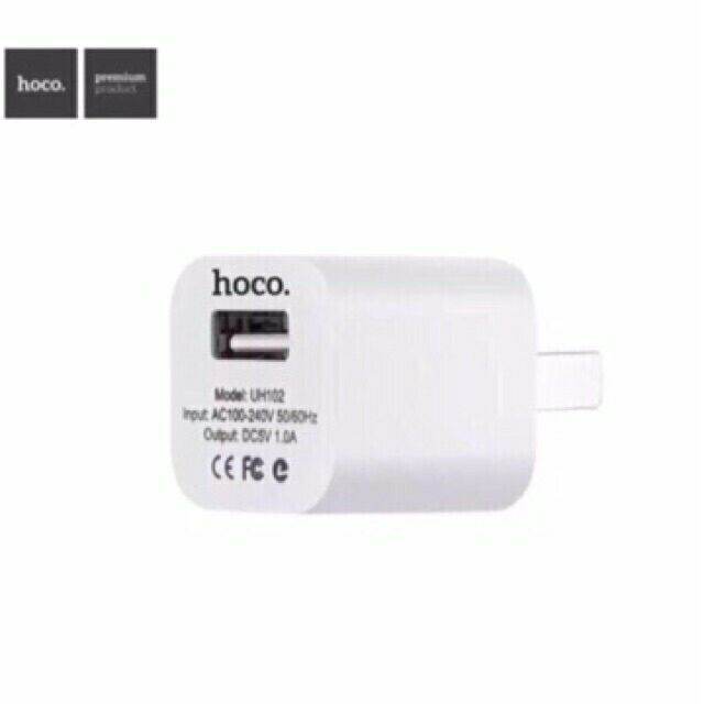 hoco-uh102-หัวชาร์จ-1usb-หัวชาร์จ-1ช่อง-จ่ายไฟ-1-0a-ของแท้