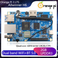 Orange Pi 3 LTS Single Board คอมพิวเตอร์2GB RAM AllWinner H6 8GB EMMC Development Board คอมพิวเตอร์ Run Android9.0 Ubuntu Debian OS