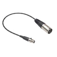 Audio Cable Mini XLR Male To XLR Female For Pocket Cinema 4K 6K Camera 0.3m Black Smart Device Digital Cables Connectors