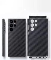 3M Carbon Fiber Decal Skin for Samsung Galaxy S23 S22 S21 Ultra Grain Back Film Cover Wrap Protector Ultra Thin Matte Sticker