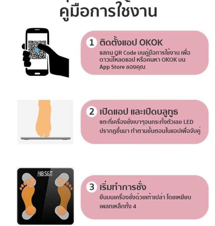 เครื่องชั่งน้ำหนักดิจิตอล-อัจฉริยะ-เครื่องชั่งน้ำหนัก-ชาร์จusb-0-1-180-kg-วัดไขมัน-มวลน้ำ-มวลกระดูก-กล้ามเนื้อ-ไขมันในช่องท้อง-หน้าจอlcd