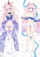 ปลอกหมอนเท่านั้น2WAY สวยงาม Sangonomiya Kokomi Dakimakura ปลอกหมอนกอด Genshin ฝาครอบเบาะกระแทกคอสเพลย์ง่วงนอน