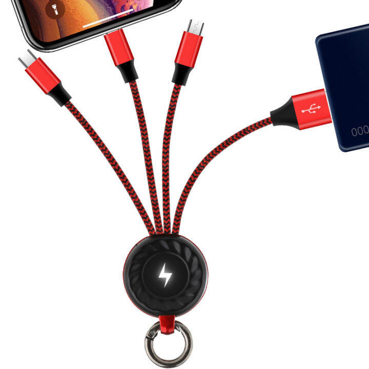 cw-three-in-one-light-emitting-keychain-data-cable-for-android-type-c-fast-charging-three-in-one-charge-cable-line