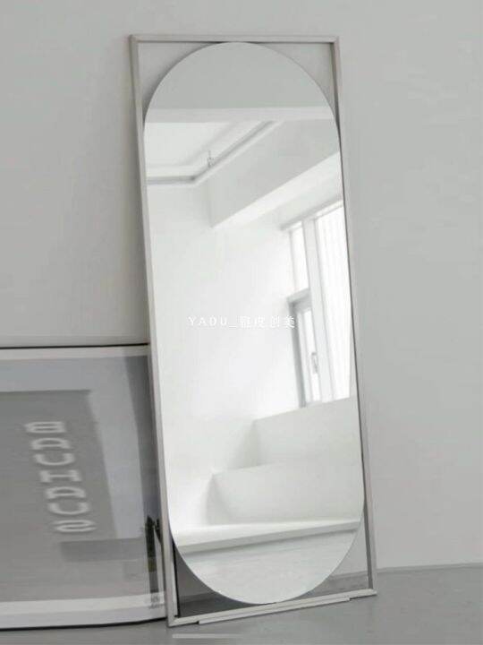 Ins designer wind clothing store stainless steel floortoceiling