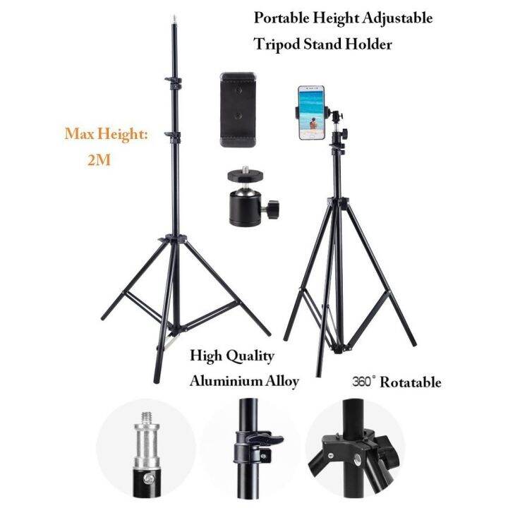 portable-height-adjustable-tripod-stand-holder-2m-phones-cameras-holder