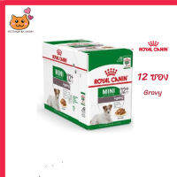 ✨ส่งด่วนๆ ส่งฟรีๆ[ยกกล่อง 12 ซอง] Royal Canin Mini Ageing 12+ Pouch Gravy อาหารเปียกสุนัขสูงวัย พันธุ์เล็ก อายุ 12 ปีขึ้นไป เก็บเงินปลายทาง ✨