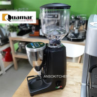 Quamar M80E Coffee Grinder สีดำประกาย (Black Graphite) เครื่องบดเมล็ดกาแฟ ดิจิตอล (Grind on Demand) 420วัตต์ จากอิตาลี เครื่องบดกาแฟ