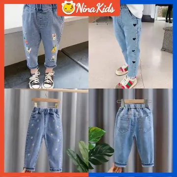 S-5XL Women Jeans Rhinestone Elastic Pencil Slim Skinny Spring