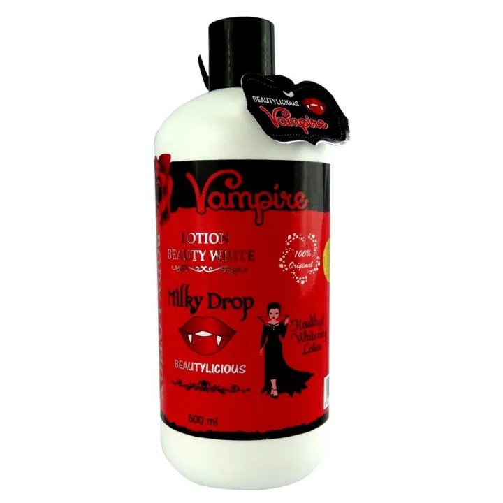 Hand Body Lotion Vampire Milky Drop Bpom Original 500ml Red Label