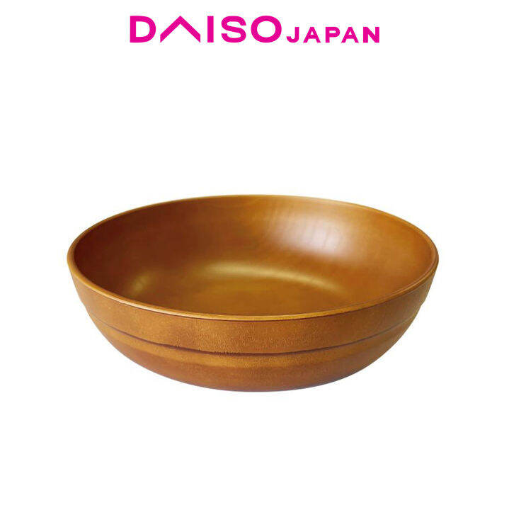 Daiso Stackable Wooden Salad Bowl (13cm) Lazada PH