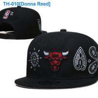 ஐ℡✚ Donna Reed 23 new Chicago bulls basketball hat leisure trend flat brim hat outdoor sports adjustable caps hats for men and women