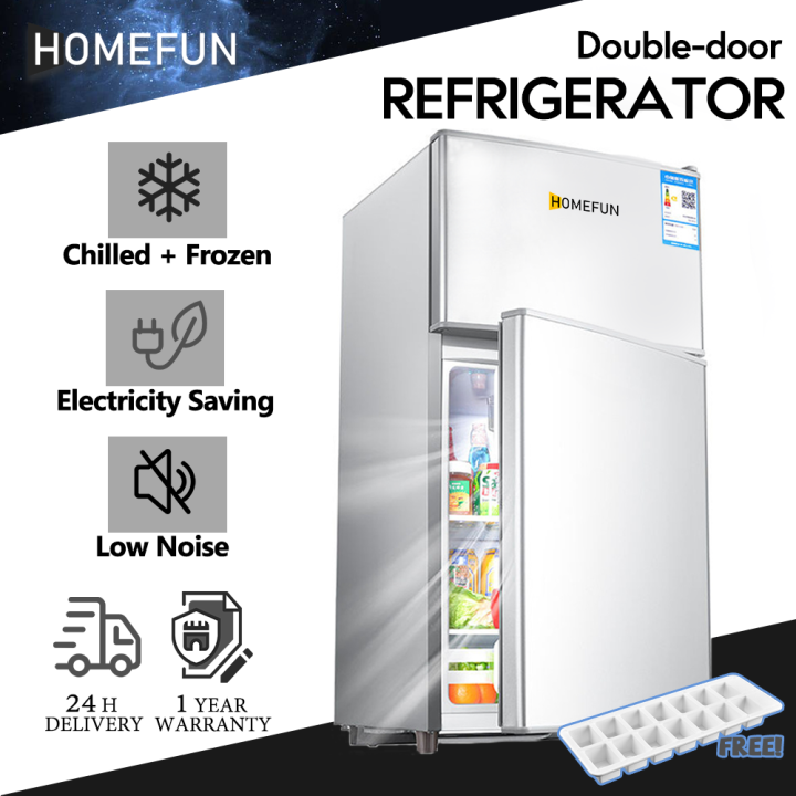 HOMEFUN Mini Refrigerator inverter Refrigerator With Freezer HD ...