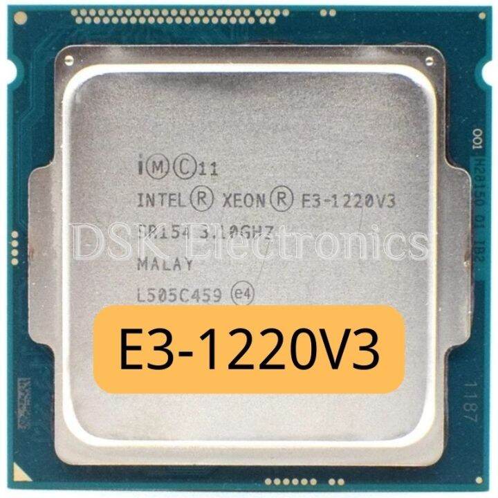 Default Intel Xeon E3 1220 V3 E3 1220V3 E3 1220 V3 3 1Ghz Quad Core CPU Computer Processor LGA