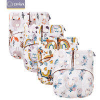 Elinfant New Arrival Print Fralda Ecologica Coffee Fleece Inner Waterproof Cloth Diaper