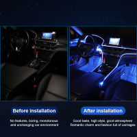 Universal รถ LED Ambient Lights Strip 18 In 1ภายใน Neon Atmosphere Bar RGB อุปกรณ์เสริม Dashboard ชุดตกแต่ง App Control