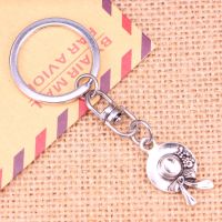 20pcs New Fashion Keychain 16x25mm Ms. Cap Hat Pendants Men Jewelry Car Chain Holder Souvenir