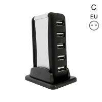 【sought-after】 The Auto Zone ความเร็วสูง7พอร์ต USB 2.0 Hub Splitter พร้อมปลั๊ก AC Eu/us/uk 480Mbps สำหรับเดสก์ท็อปแล็ปท็อปพีซีคอมพิวเตอร์