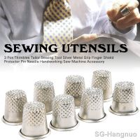 3Pcs Thimble Metal Sewing Thimbles Hand-working Pin Cushion Protector Needle Household Sew Accessories