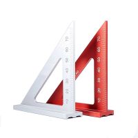 45/90 Degree Aluminum High precision Triangle Ruler Square Layout Miter Measure Scribing Ruler Woodworking Tool