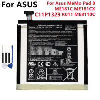 แบตเตอรี่เดิม C11P1329สำหรับ MeMo Pad 8 ME181C ME181CX K011 ME8110C 3948MAh แบตเตอรี่ศัพท์มือถือความจุสูง