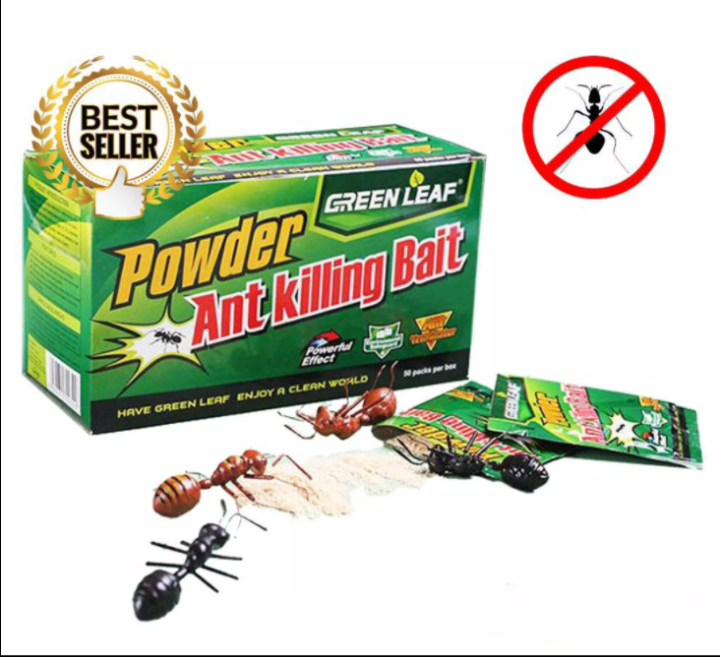 Greenleaf Effective Insect Killer Ant And Cockroach And Fly Killing Bait Powder 5 Gram Sold Per