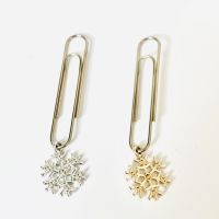 Snowflake Shaped Pendant Paper Clips Bookmarks Paper Paperclips for Home Office School Supplies