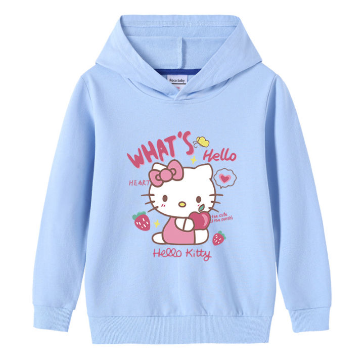kitty-cat-hoodie-เสื้อผ้าเด็กแฟชั่นผ้าฝ้าย100-เด็ก-hoodie-พร้อมกระเป๋าชายหญิงแขนยาวการ์ตูน-autumn