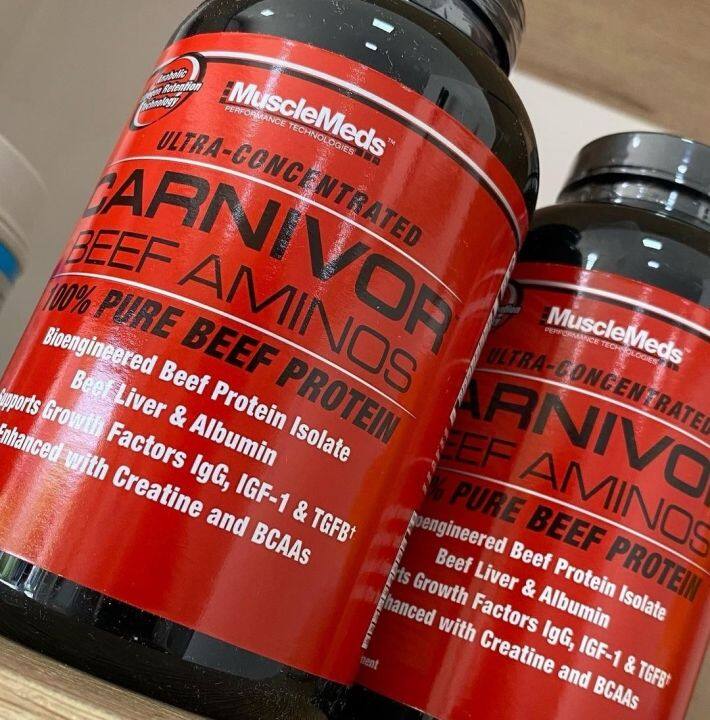 musclemeds-carnivor-beef-aminos-300เม็ด-อะมิโนจากเนื้อวัว-บริสุทธิ์-100