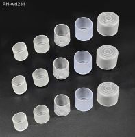 Clear PVC Soft Rubber Pipe Sleeve 10-32mm Transparent Round Caps Protection Gasket Dust Seal End Cover For Pipe Bolt Furniture