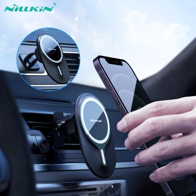 NILLKIN Magsafe Car Holder For iPhone 14 Pro Max Magnetic Phone Holder in the Car For iPhone 13 Pro Max Car Mount Phone Bracket Car Mounts