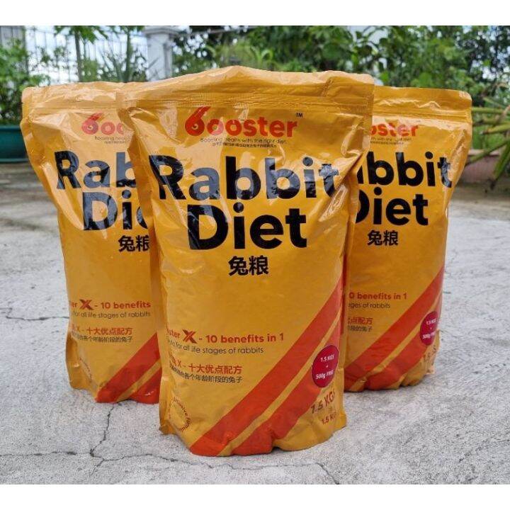 Timothy Based Rabbit Pellets (Booster X Rabbit Diet) 1kg or 2kg Lazada PH