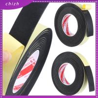 CHIZH 1pcs ปรับปรุงบ้าน ห้องครัว กันน้ำ ประตูหน้าต่าง ฉนวนกันเสียง เทปแถบยาง กาวด้านเดียว ฟองน้ำโฟม แถบซีล